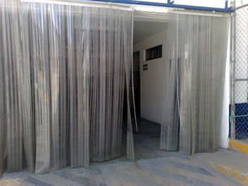Cortinas hawaianas para entrada y salida