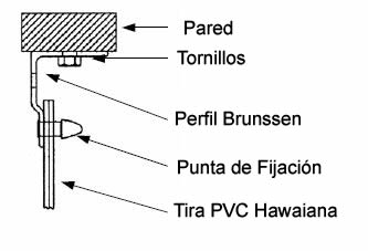 INSTALACION CORTINA HAWAIANA